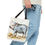 Thumbnail: Adorable Piglet on a White Tote Bag - Reusable, Versatile and Eco Friendly
