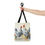 Thumbnail: Roosters on a Light Blue Tote Bag - Eco friendly, versatile, and trendy.