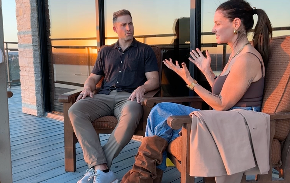 Amy & Brian on the podcast