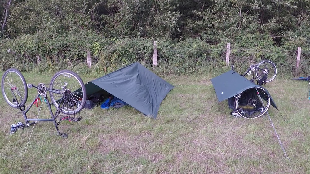 Bikepacking with a Tarp