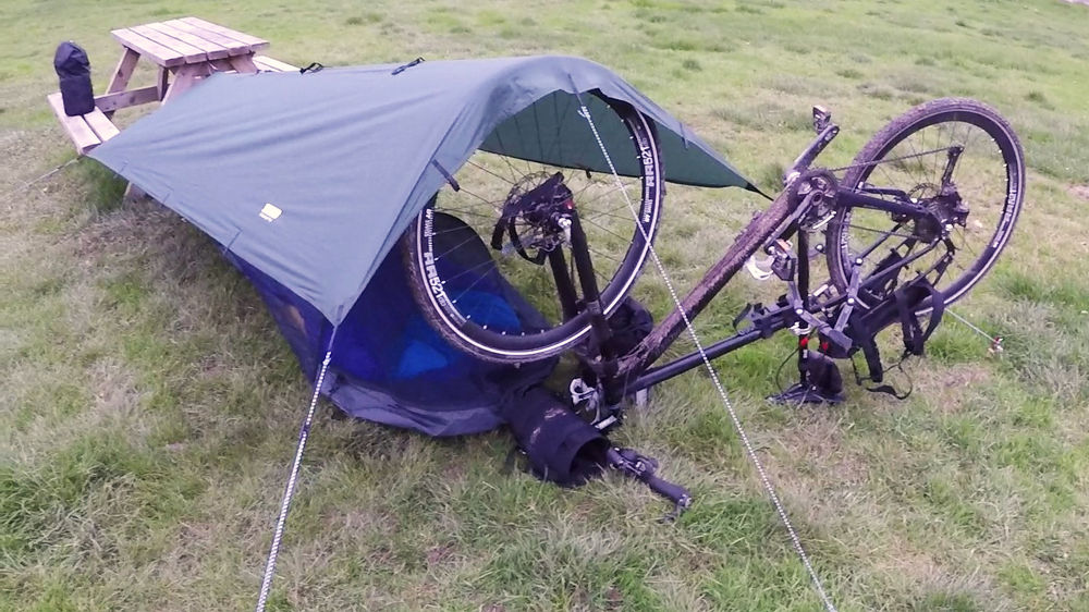 Bikepacking with a Tarp