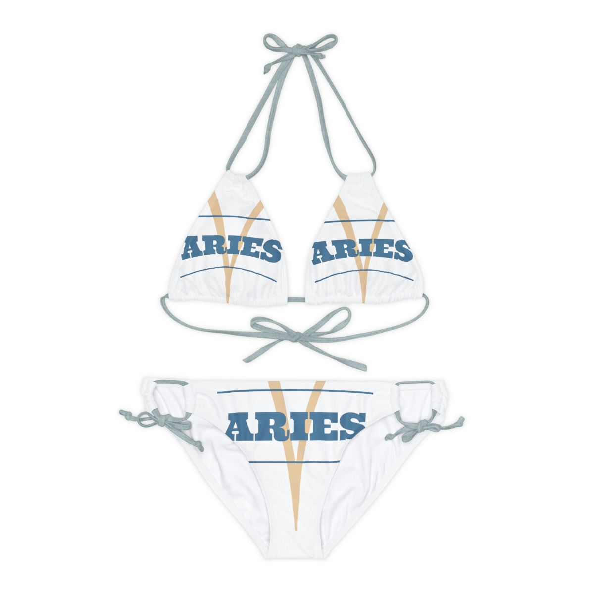 Strappy Bikini Set (AOP)