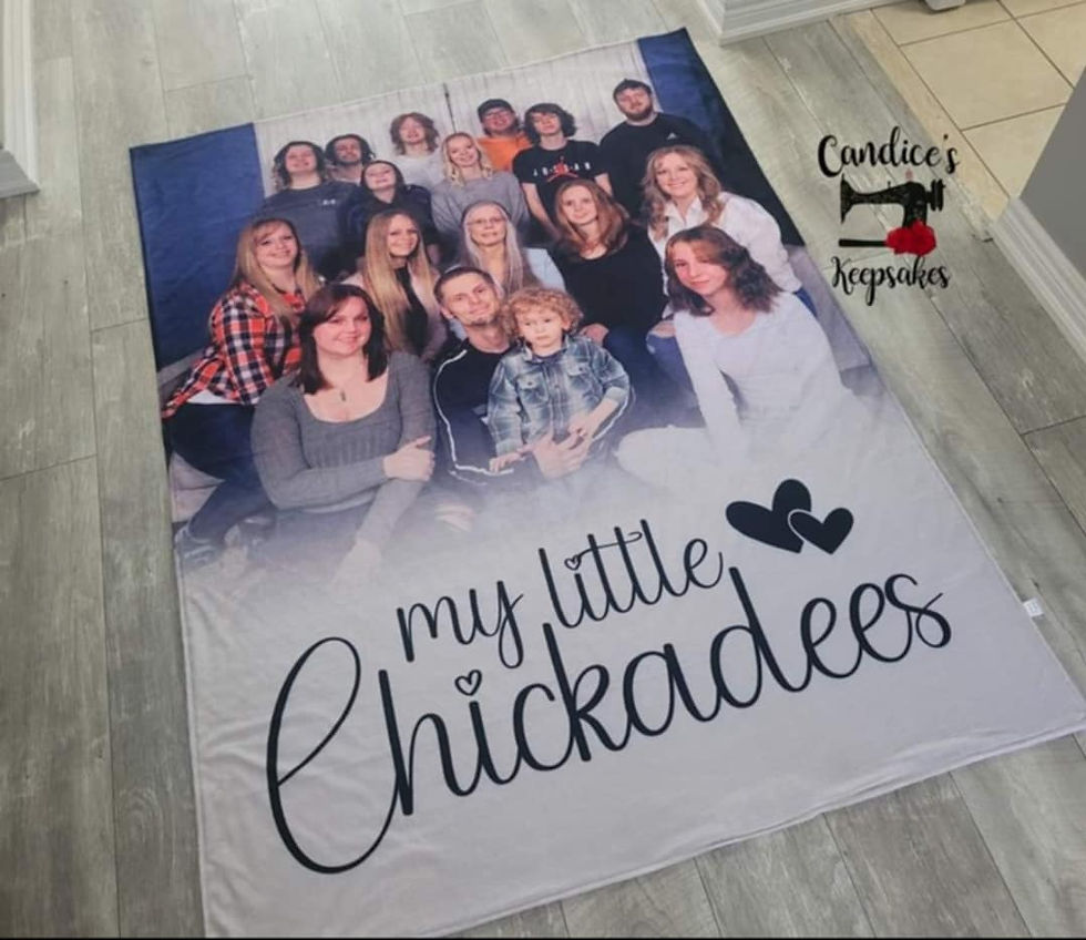 Large Custom Minky Blanket