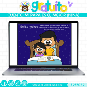 MI PAPA ES EL MEJOR EDITABLE NIÑA