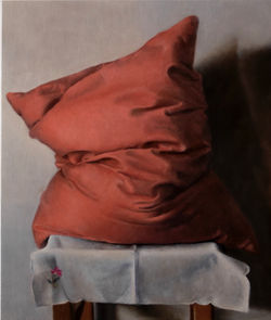 "Naked Model". Oil on panel 60x50cm.