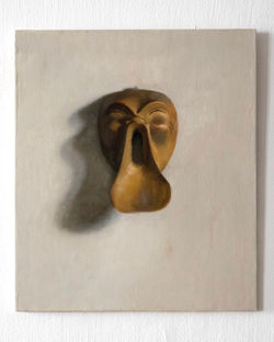 "Story of Ghost II". 35x30cm. Oil on panel.