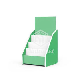 Point of Sale Materials Posm retail advertising countertop for promoting products and printed ads in-store.