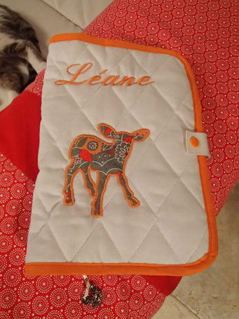 Protège carnet de santé.