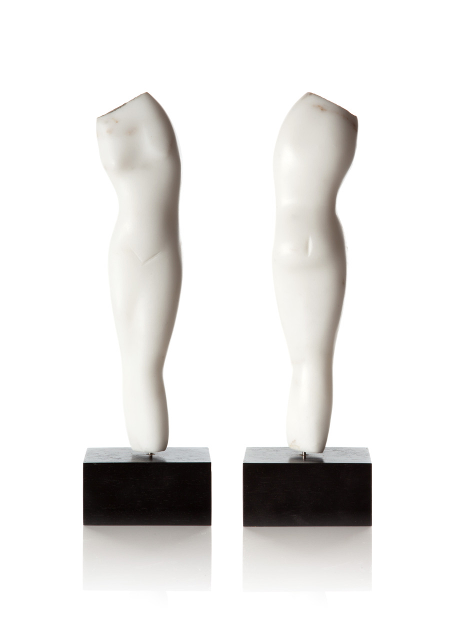 Nude (front & back views)