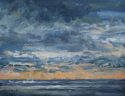 Evening Light Over the Sea