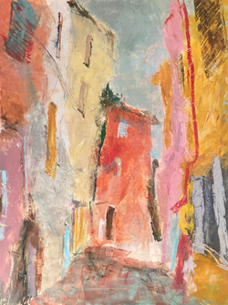 Red shadows in Nice,