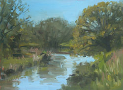 Walking along the river bank 626