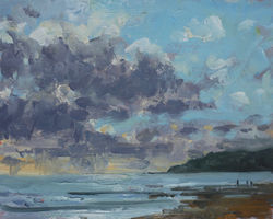 Walking the tideline at Charmouth 548