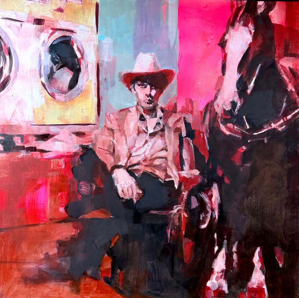 Thumbnail: Clifford — Cowgirls & Laundrettes Canvas Print