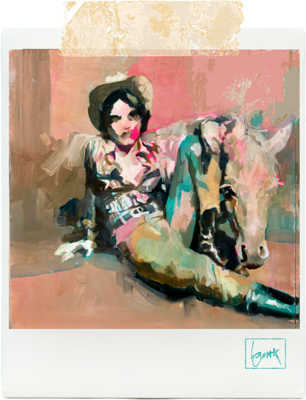 Thumbnail: Marlene — Cowgirls & Laundrettes Canvas Print
