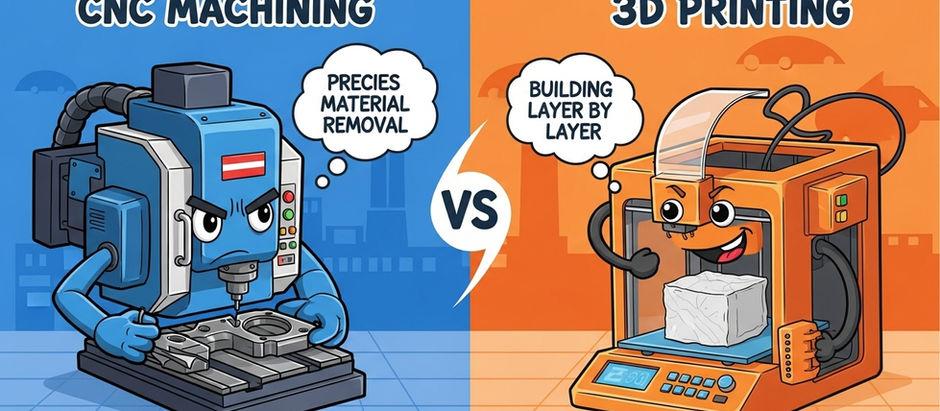 CNC와 3D 프린팅: 제조업의 미래를 위한 최적 조합