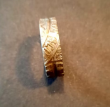 Bijoux terraki bague cuivre symbole 