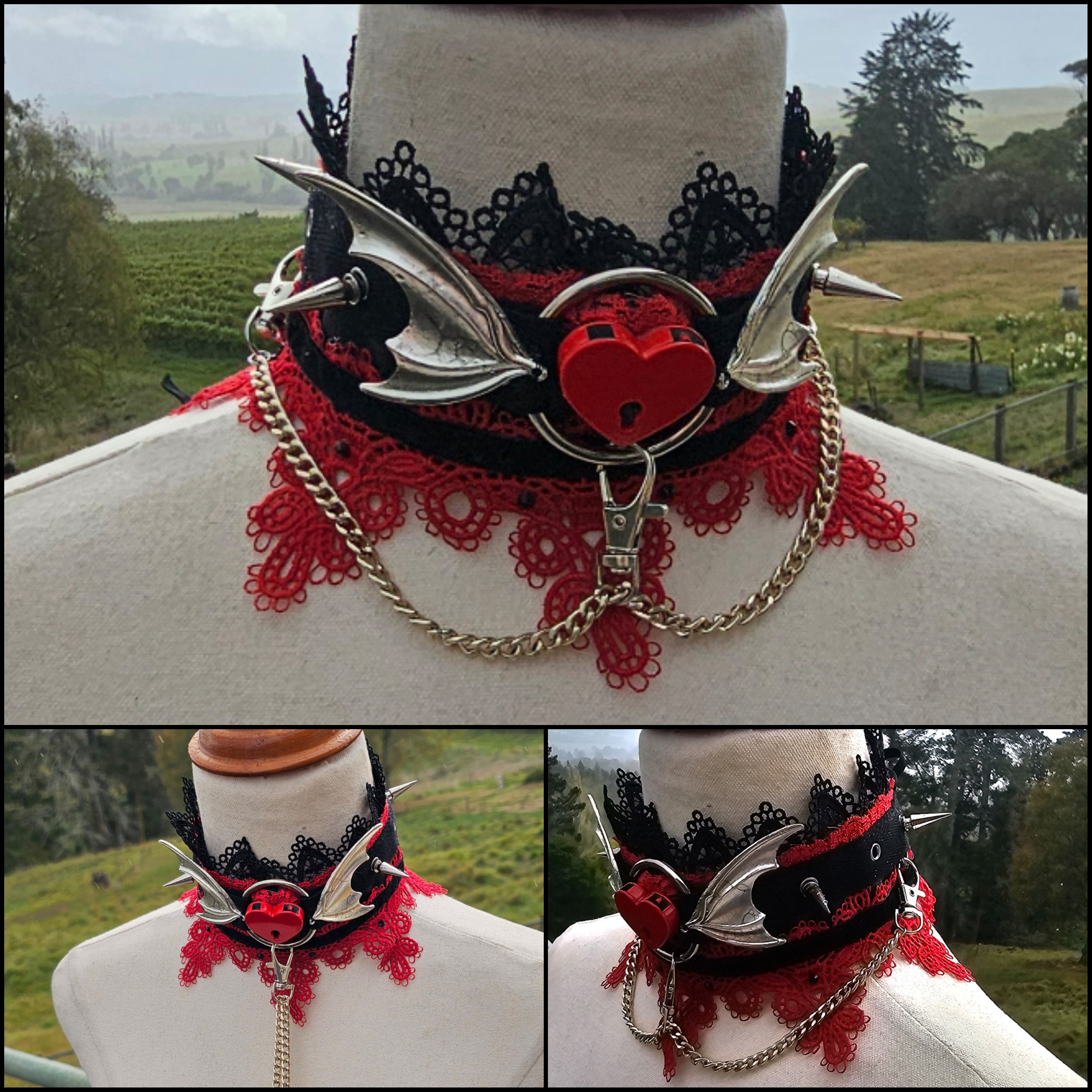 Bat Heart Choker