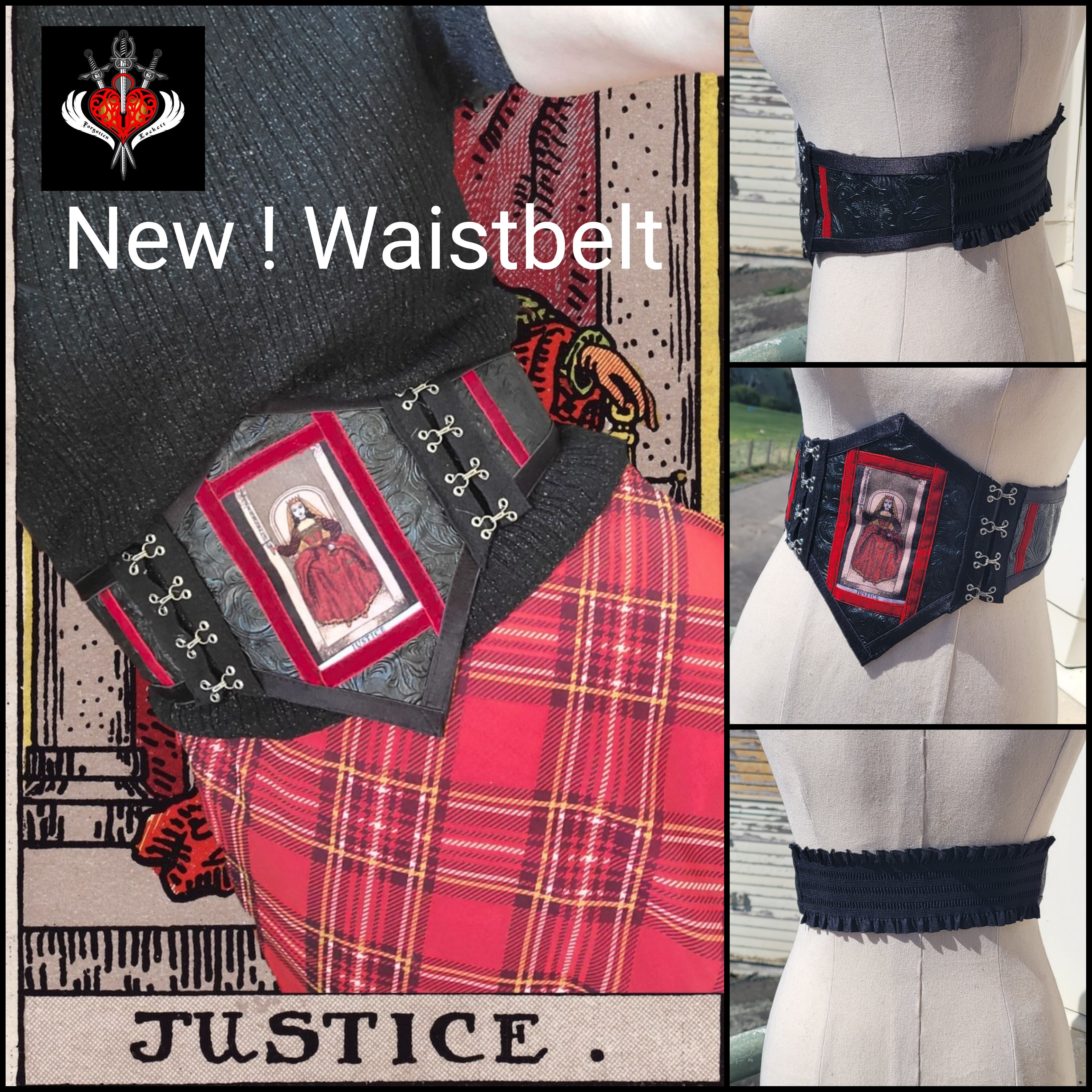 Lady Justice Tarot Waist Belt