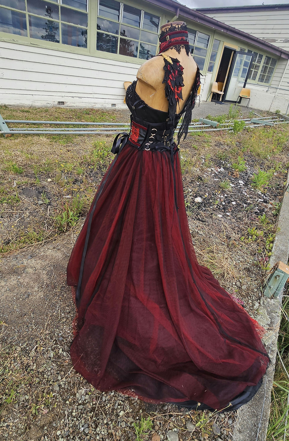 Thumbnail: Red Fantasy Wedding Dress 