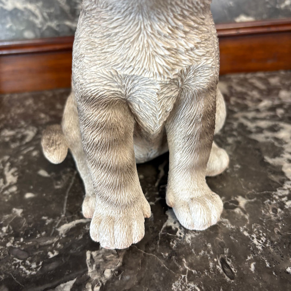 Thumbnail: Devon rex cat garden ornament