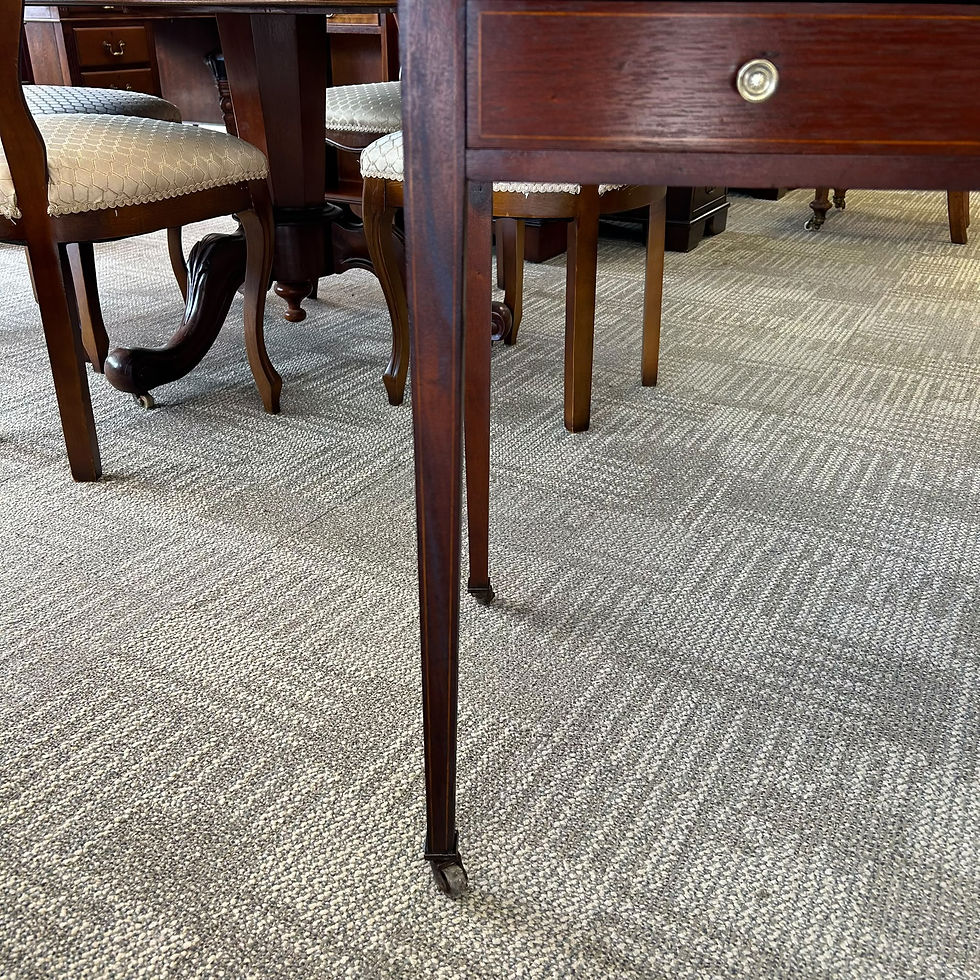 Thumbnail: Charming antique Edwardian mahogany cylinder desk