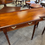 Thumbnail: Fabulous mahogany breakfront three drawer console table