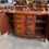 Thumbnail: Beautiful mahogany flamed bow front sideboard