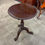 Thumbnail: 19th century mahogany circular occasional table on decorative carved tri