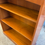 Thumbnail: Mahogany open bookcase with two shelves