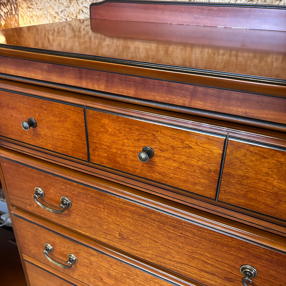Thumbnail: Mahogany chest of drawers