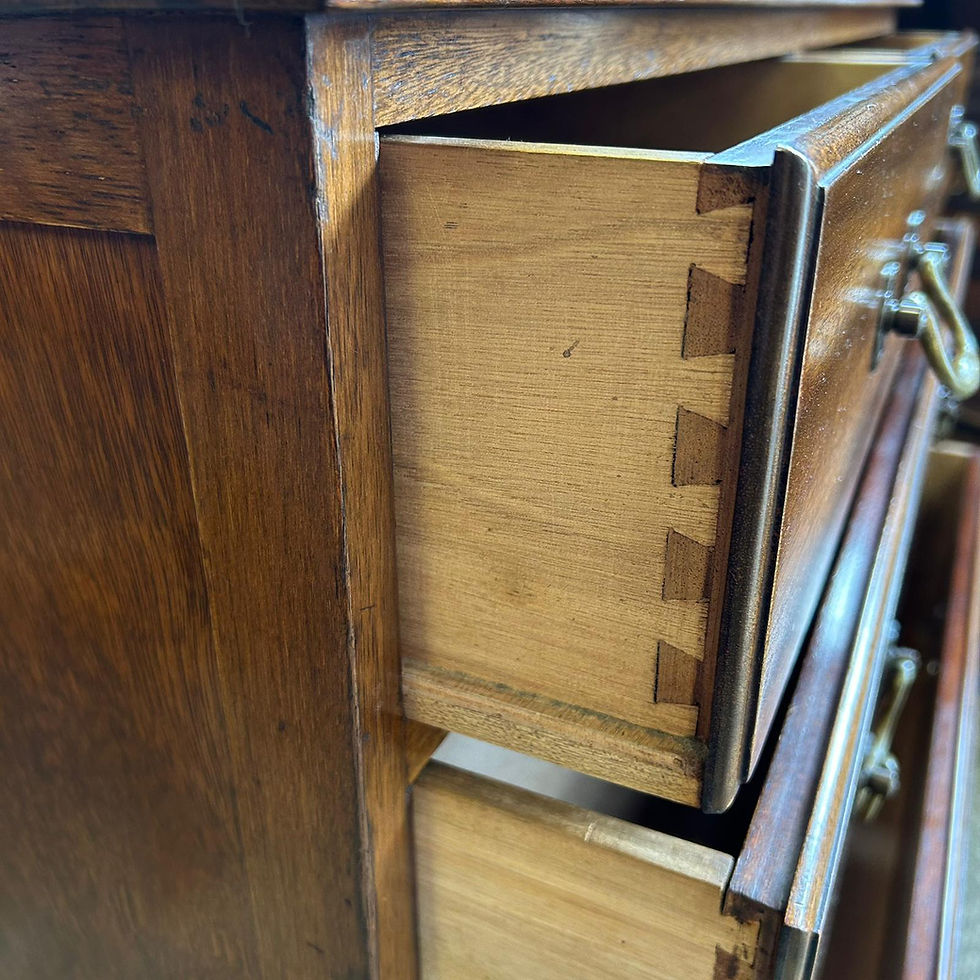 Thumbnail: Beautiful Waring & Gillow mahogany chest of drawers, c1932