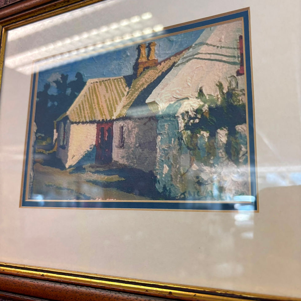 Thumbnail: Vintage Irish landscape art print by noted landscape artist J. M. McAuli