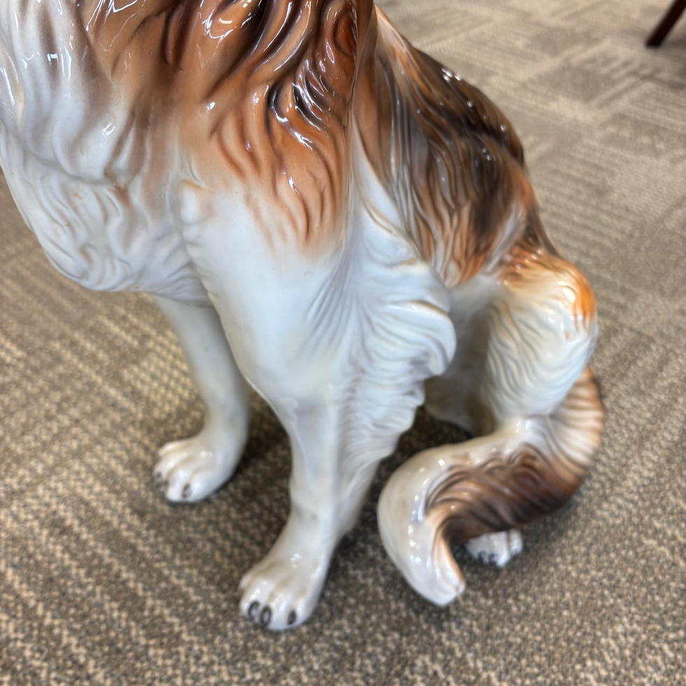 Thumbnail: Floor standing ceramic figure of “Rough Collie (Lassie-type)