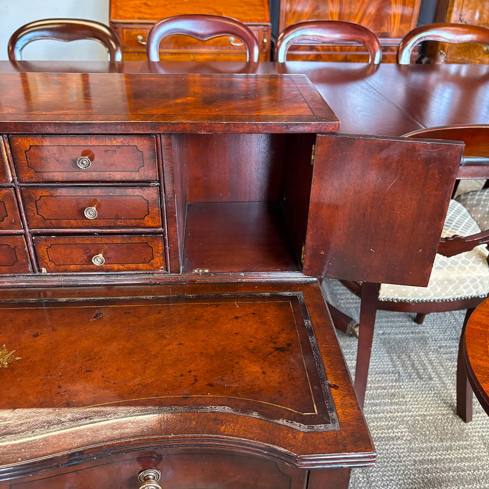 Thumbnail: Edwardian mahogany ladies writing secretaire desk