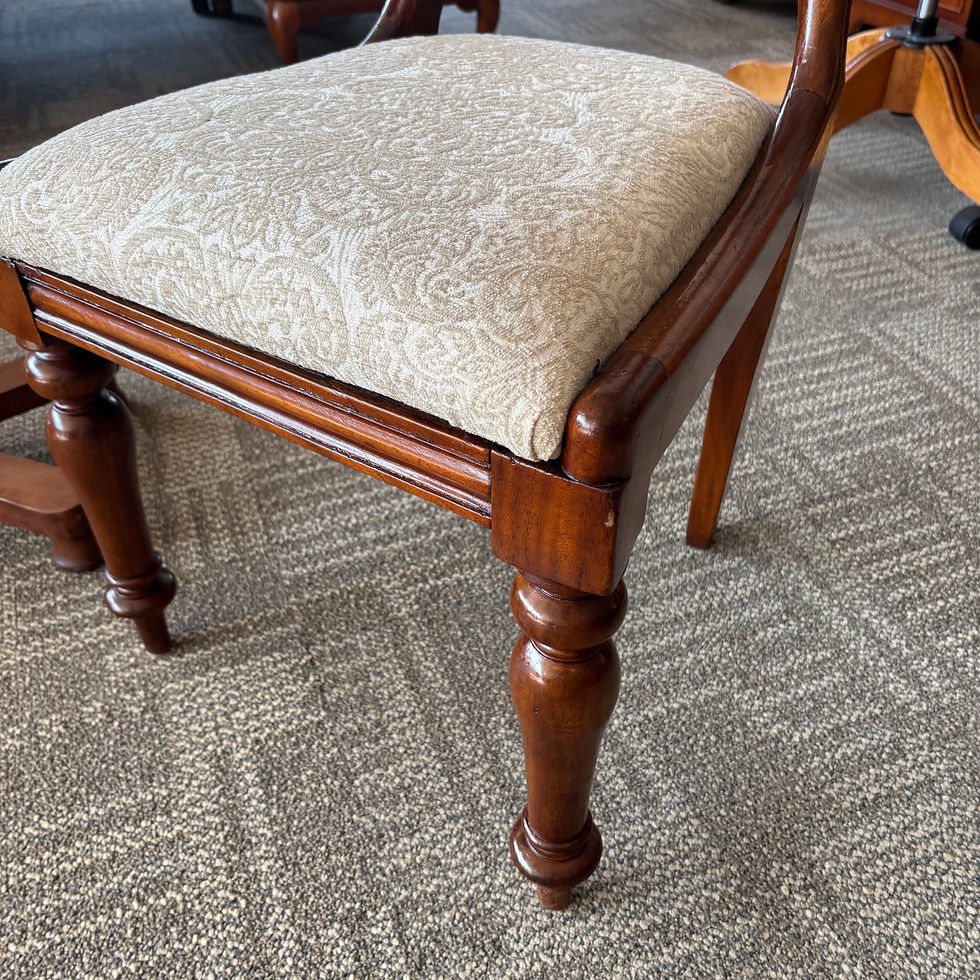 Thumbnail: Beautiful mahogany bedroom occasional chair