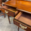 Thumbnail: Fabulous mahogany breakfront three drawer console table