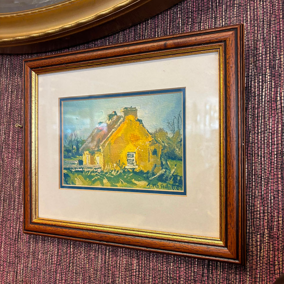 Thumbnail: Vintage Irish landscape art print by noted landscape artist J. M. McAuli