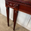 Thumbnail: Beautiful mahogany breakfront console Regency style table