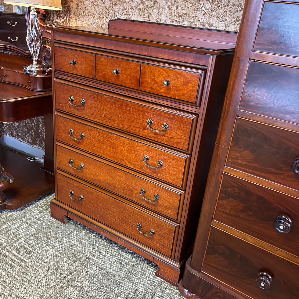 Thumbnail: Mahogany chest of drawers