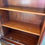 Thumbnail: 19th century style mahogany bookcase with glazed upper & cupboards below