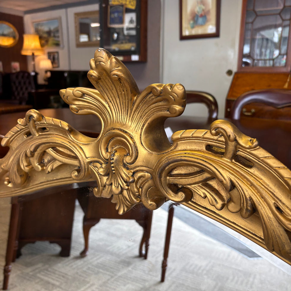 Thumbnail: French Louis XV style giltwood overmantle mirror