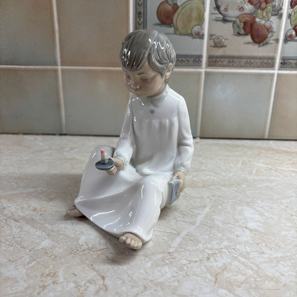 Thumbnail: Nao by Lladro "Boy with candle" porcelain figurine