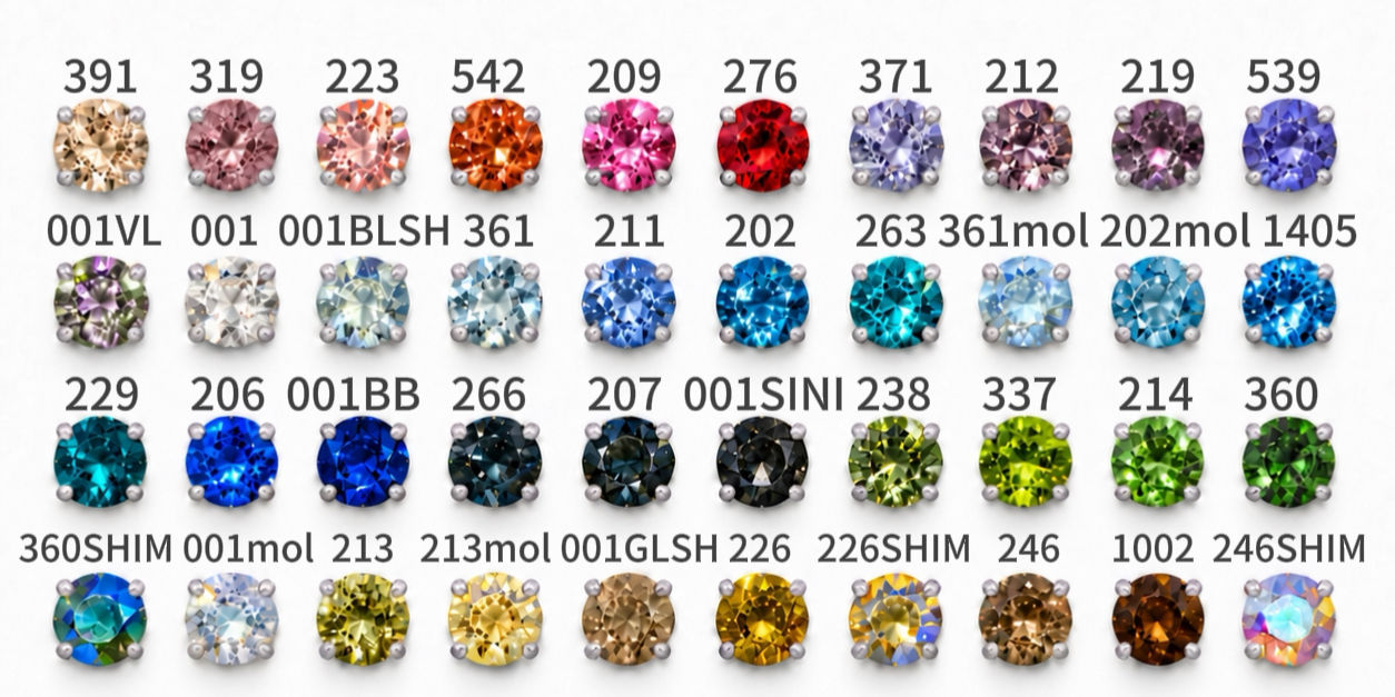 6mm Swarovski Crystal Stud