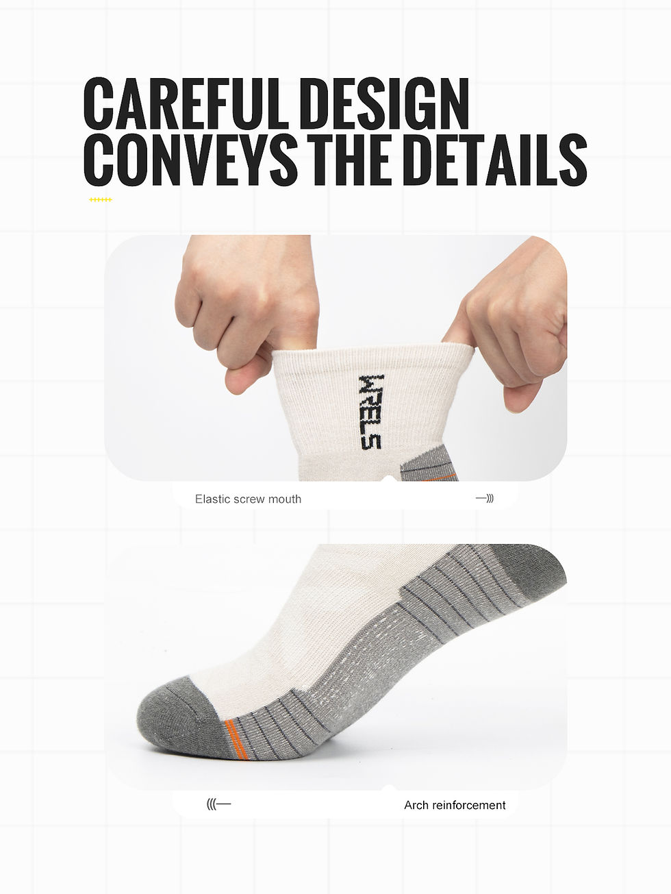 Thumbnail: LupaFlow TrailStride Low – Technical Quarter Hiking Socks