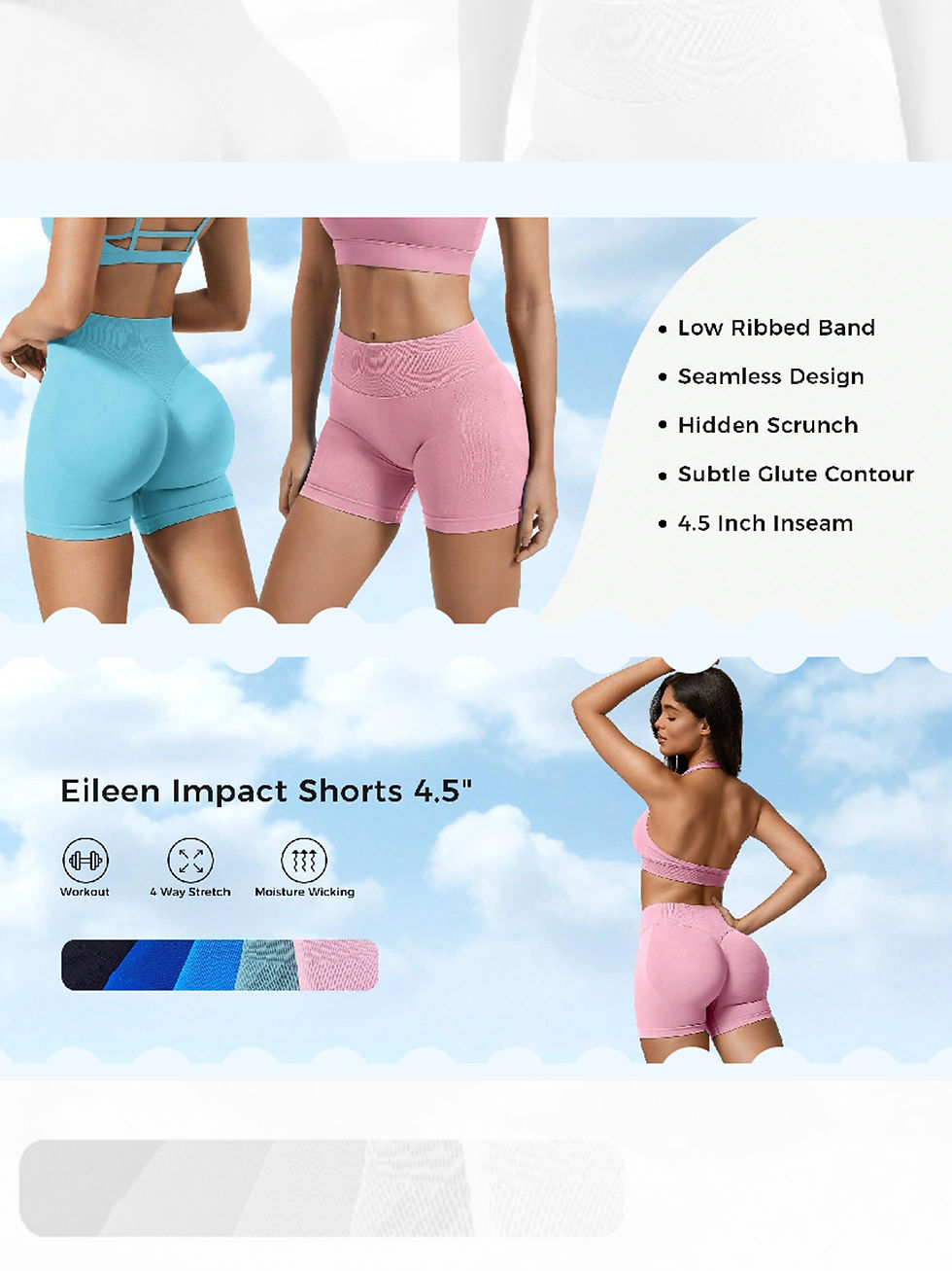 Thumbnail: High stretch hip lifting fitness yoga shorts