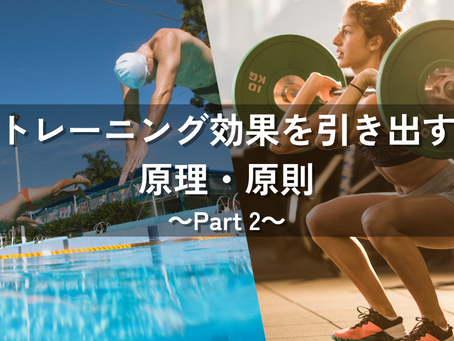 トレーニング効果を引き出す原理・原則~パート2~
