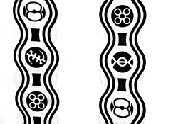 BLACK | WHITE ADINKRAN