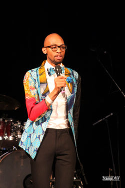 Host Mannie Toraz in Amyang Fashun