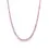 Thumbnail: Pink Sapphire Tennis Necklace - Diamond Cut Rounds